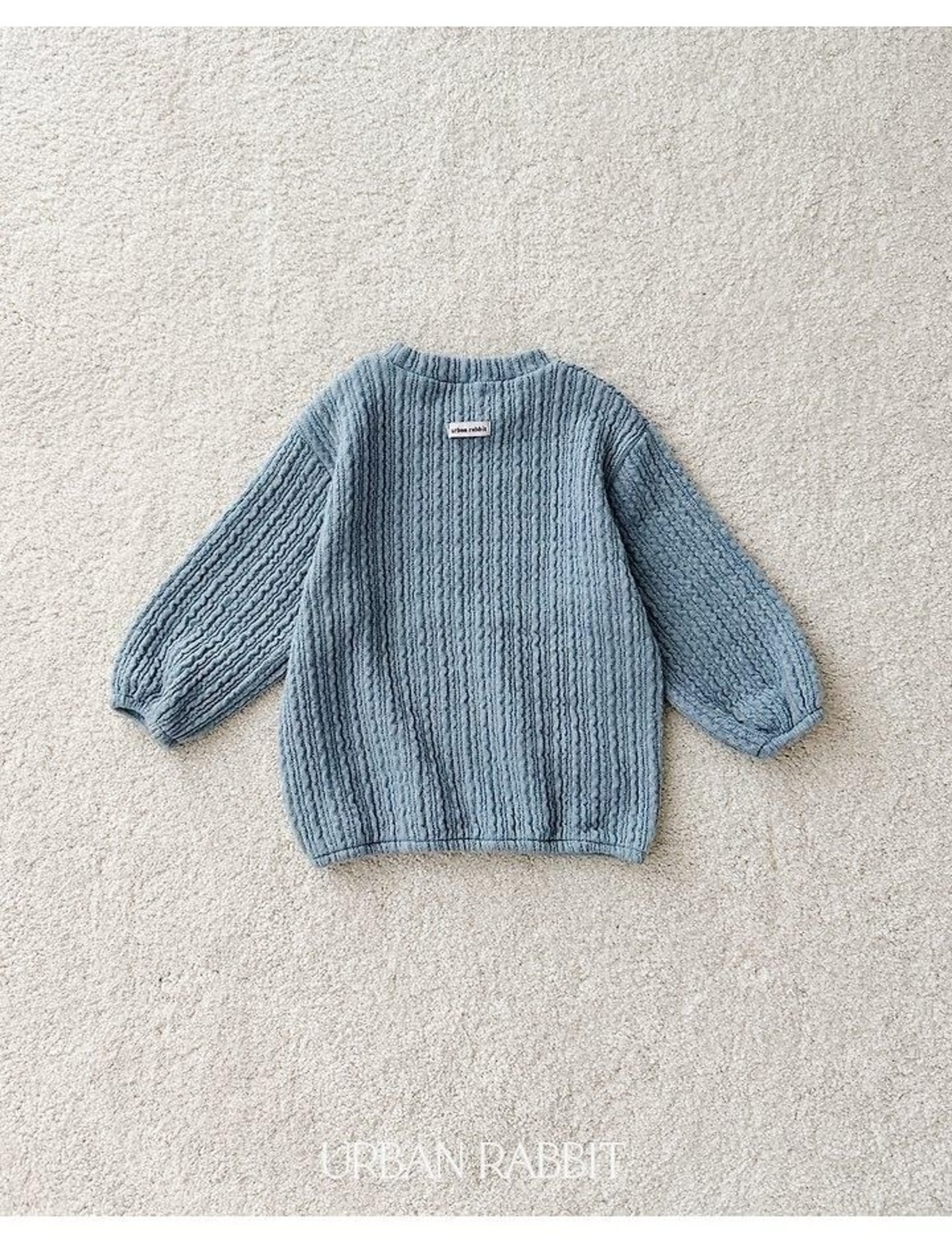 アーバンラビット / URBAN RABBIT / ケーブルロングT＆マフラーセット / 韓国子供服 / キッズ / 26winter〖取寄〗*XS~XL*
