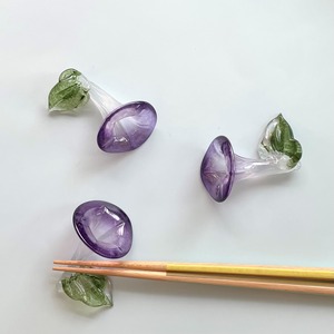 朝顔（紫）箸置き　伊藤ナツキ