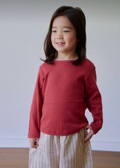 韓国子供服 / 26Autumn / 〖取寄〗ko and ko / ピンコットT / ベビー服 / キッズ服 *XXS~L*