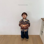 【取寄】THE GOGUMA ポイントタック裏起毛デニムパンツ|冬服|韓国子供服