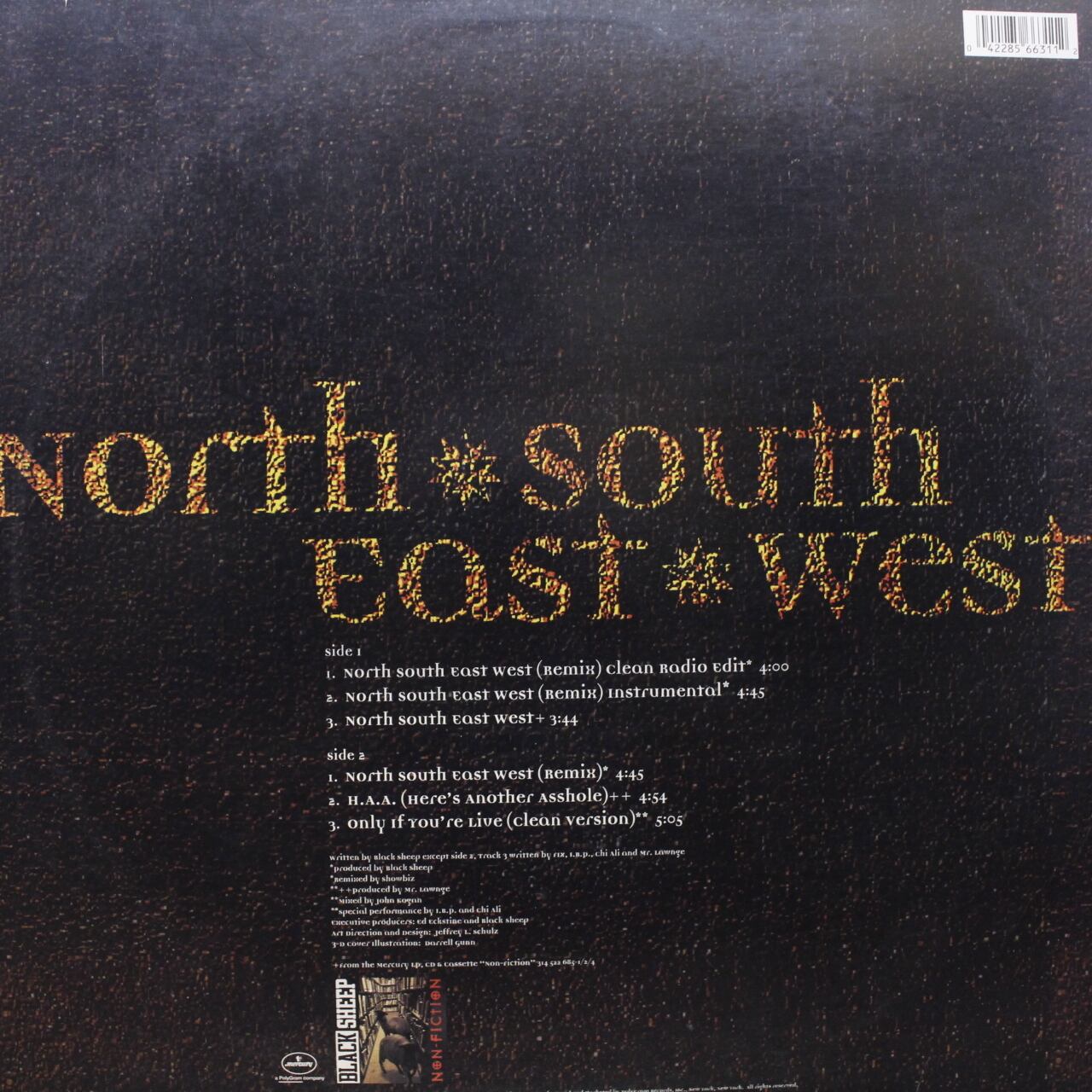 Black Sheep / North South East West [856 631-1] - 画像2