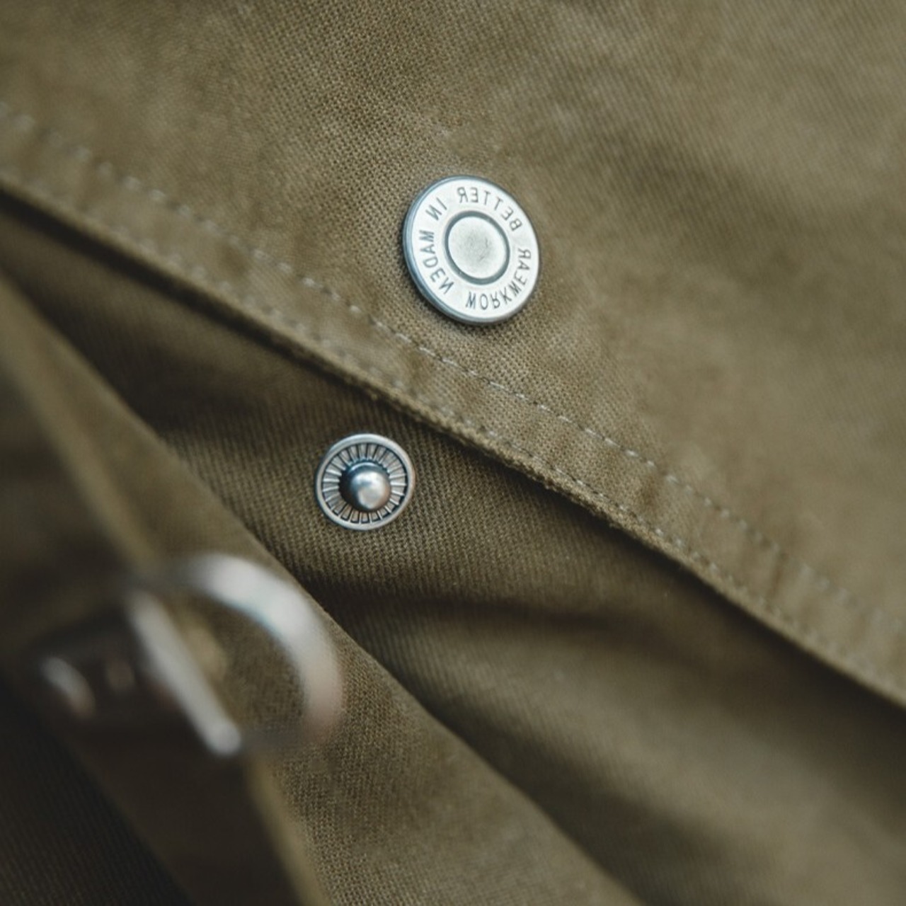 Amy Green Corduroy Collar Coat / アーミーグリーン コーデュロイ カラー コート