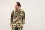 70s PENDLETON Wool Open Collar Shirt USA製