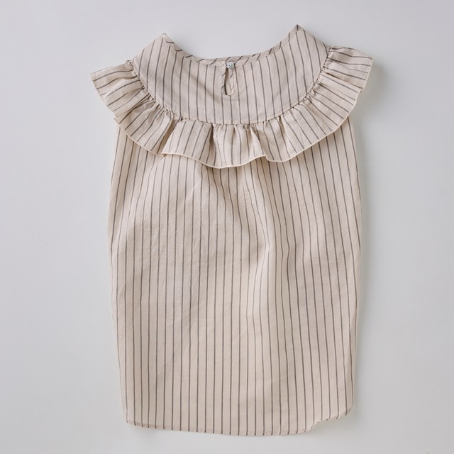 [251019大型犬サイズ] フリルブラウス