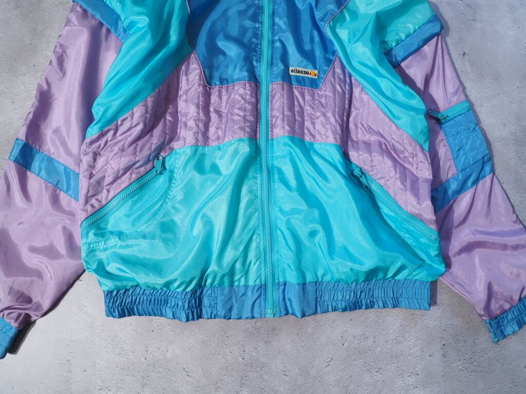 1980-90s ellesse transformation pale tone color blouson (made in Italy)