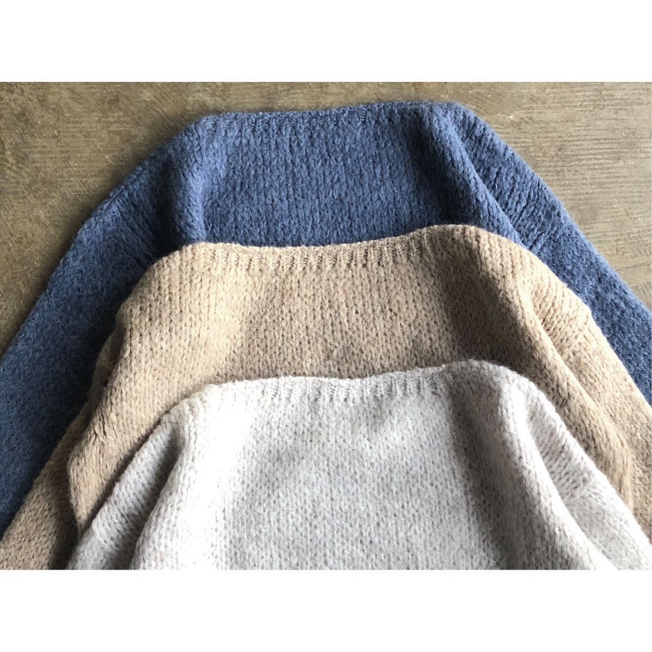 TRICOTS JEAN MARC(トリコ ジャン マルク) Wide Neck Pullover Knit 