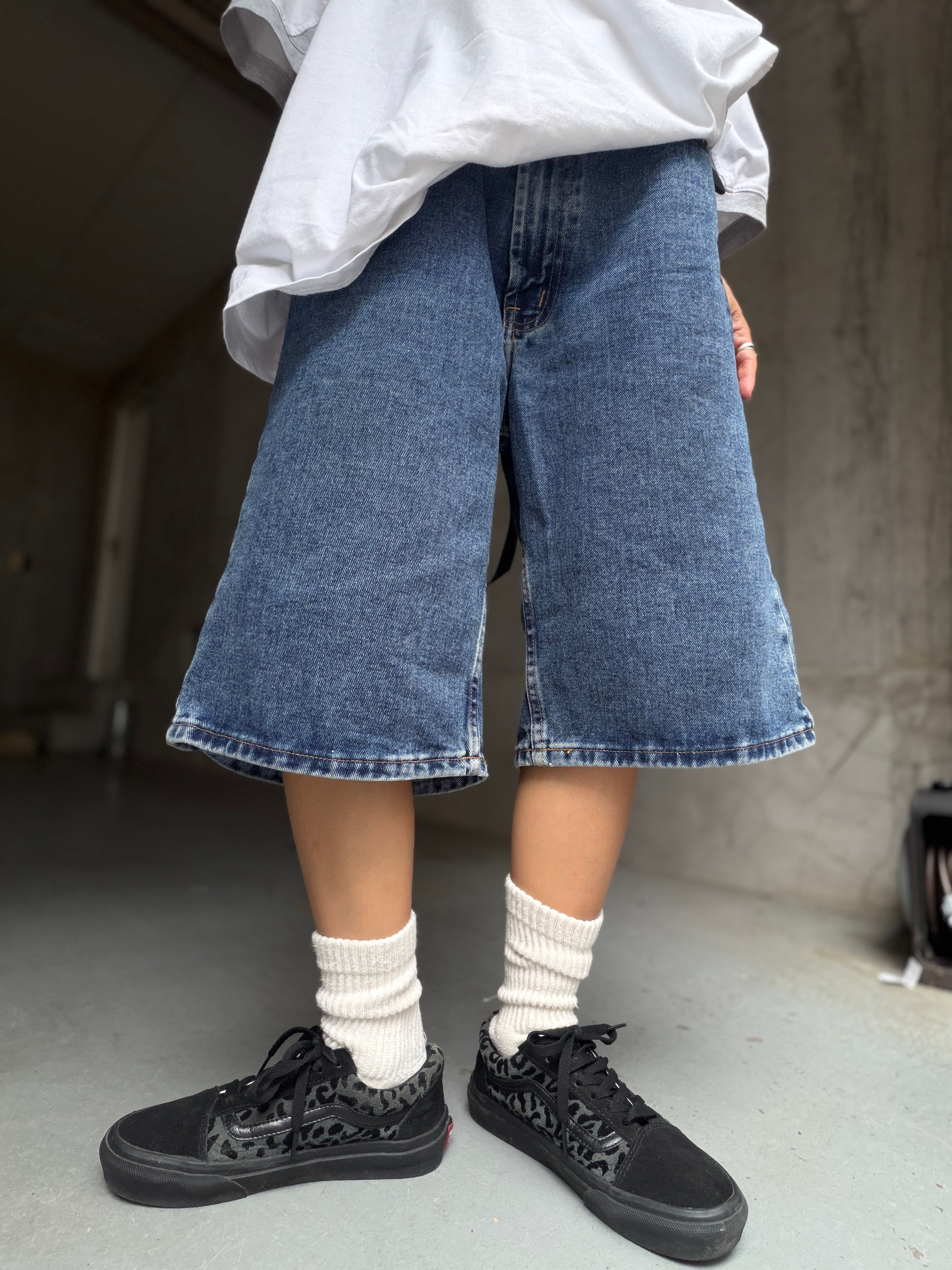 (PT1141)NAUTICA JEANS denim short pants made in Mexico