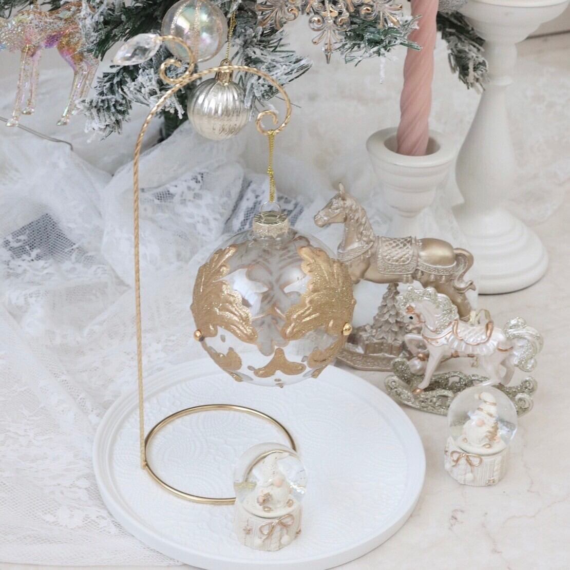 Rocking horse ornament / ロッキングホース オーナメント ［ホワイト