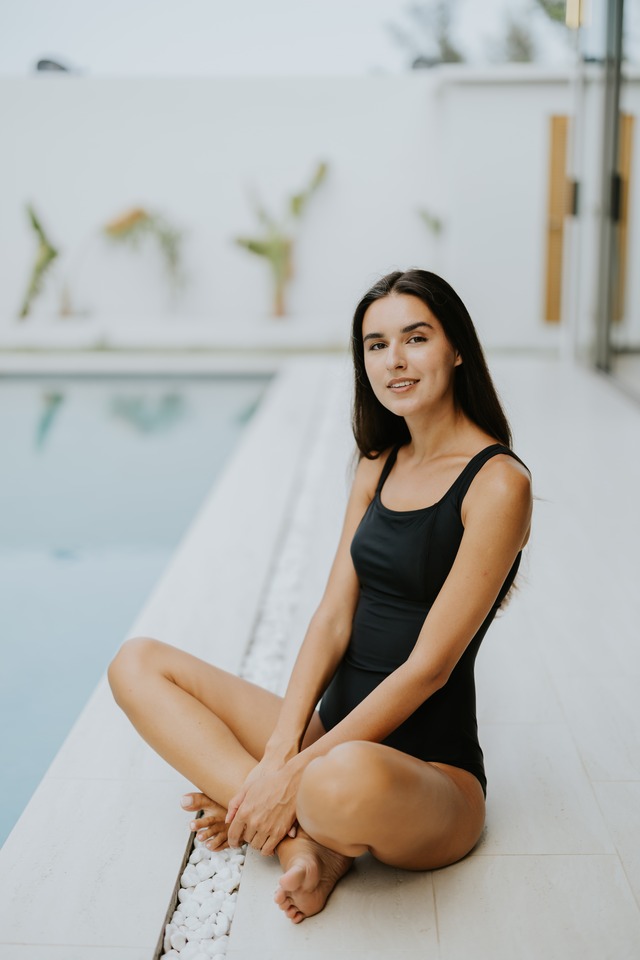Natural Shape One Piece Basic ＊ Black