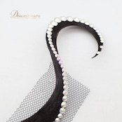 社交ダンス 小物 多美咲 ヘアオーナメント ヘアアクセサリー デモ 競技 ダンス パーティ 発表会 つけ毛 つけ髪 シニヨン ビジュー ブラック系 ブラウン系 ヘアスタイル 髪飾り おしゃれ かわいい 華やか 装飾品 ステージ用 ヘアデコレーション 競技用 つけ髪アクセサリー 舞台衣装 ダンス小物 発表会用 小物アイテム ビジューヘアアクセ ヘアセット つけ毛スタイル