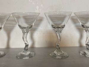 〈vintage〉squiggle glass