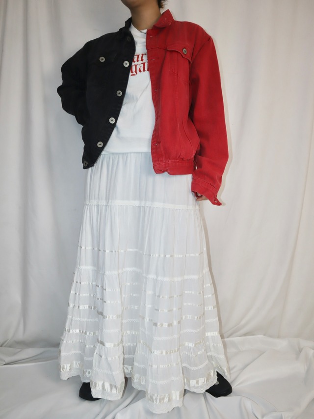 cotton flare skirt【6048】