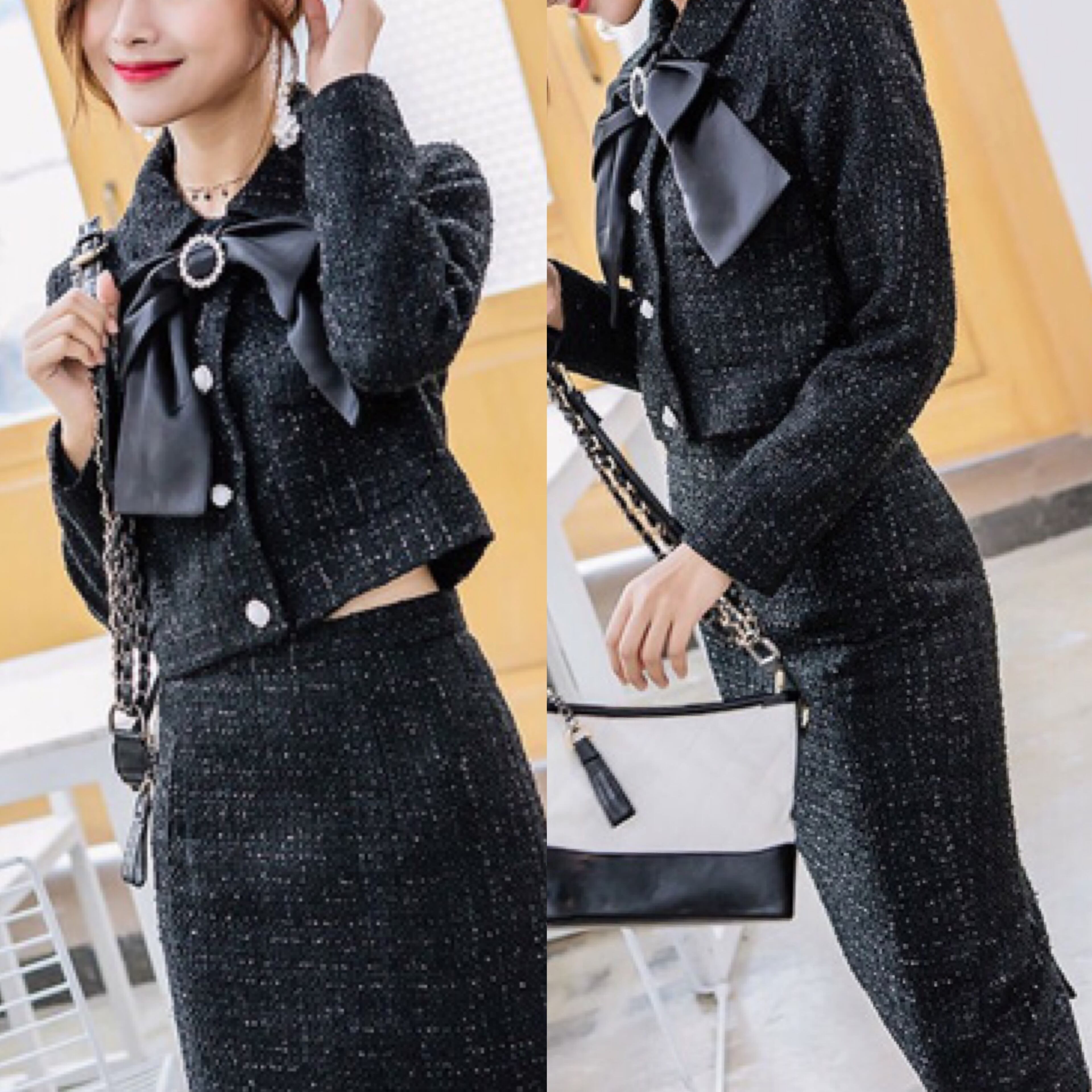2カラー】【セットアップ】ブラック 黒 ピンク スーツ XL ジャケット ...