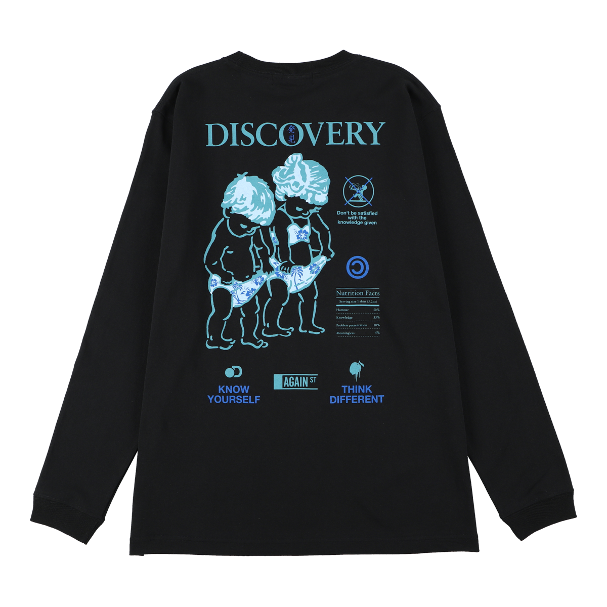 DISCOVERY tee L/S SWIMWEAR / Black