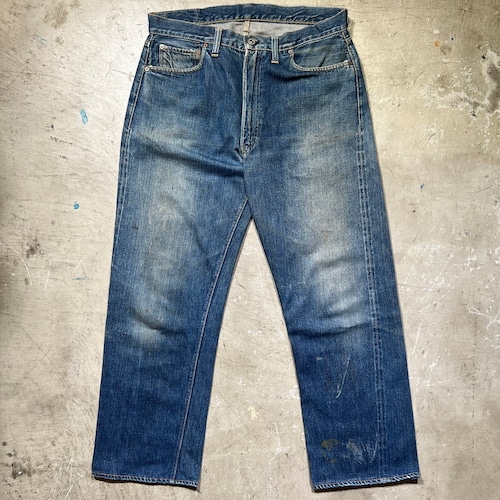 SPECIAL!! 50's LEVI'S リーバイス 501ZXX デニムパンツ 革パッチ センターセット 極上色落ち Big E 両面赤タブ CONMAR ピンロック セルヴィッジ W35 希少 ヴィンテージ BA-2376 RM2795H