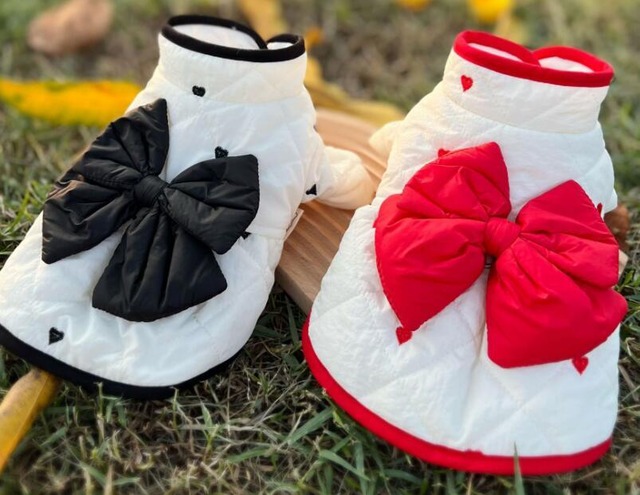 《予約》1102026 お揃い赤黒ダウンジャンバー