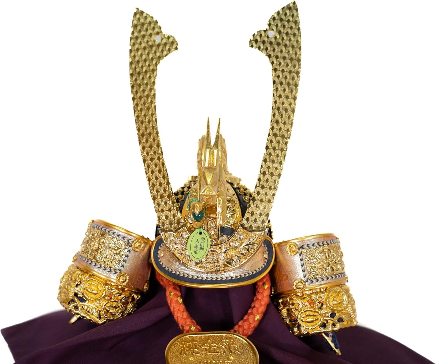 五月人形 兜 純金箔厚金万葉兜18号 コンパクト 兜飾り 端午の節句