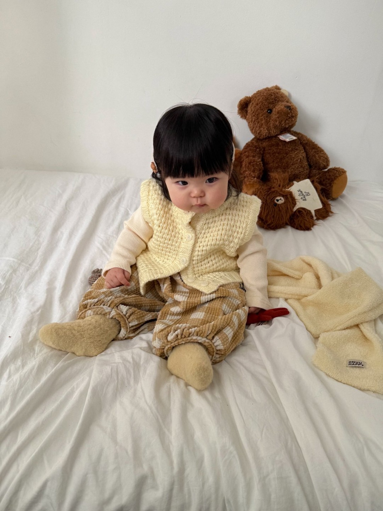 ONU［取寄］dotom knit vest 26winter