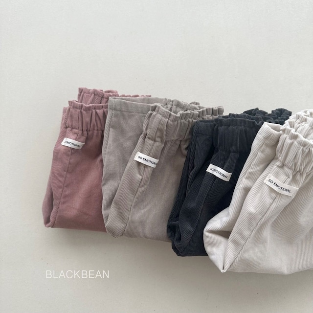 Sラス1《即納》送料無料 【BLACK BEAN】Basic pants