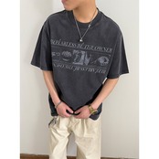 VINTAGE ストリート プリント Tシャツ T1700