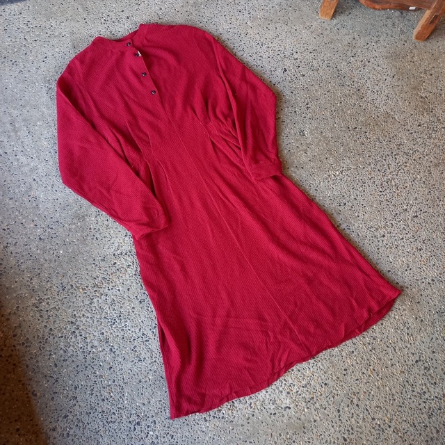 ウール？ デザインワンピース used [110068]