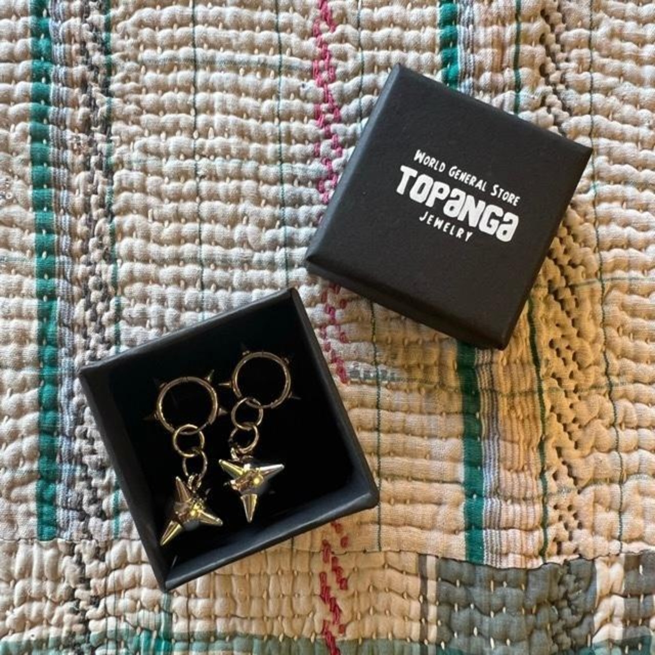 TOPANGA Jewelry　Spiky earrings　スパイキーピアス　ピアス　トゲトゲ　ジュエリー　ギフト　プレゼント