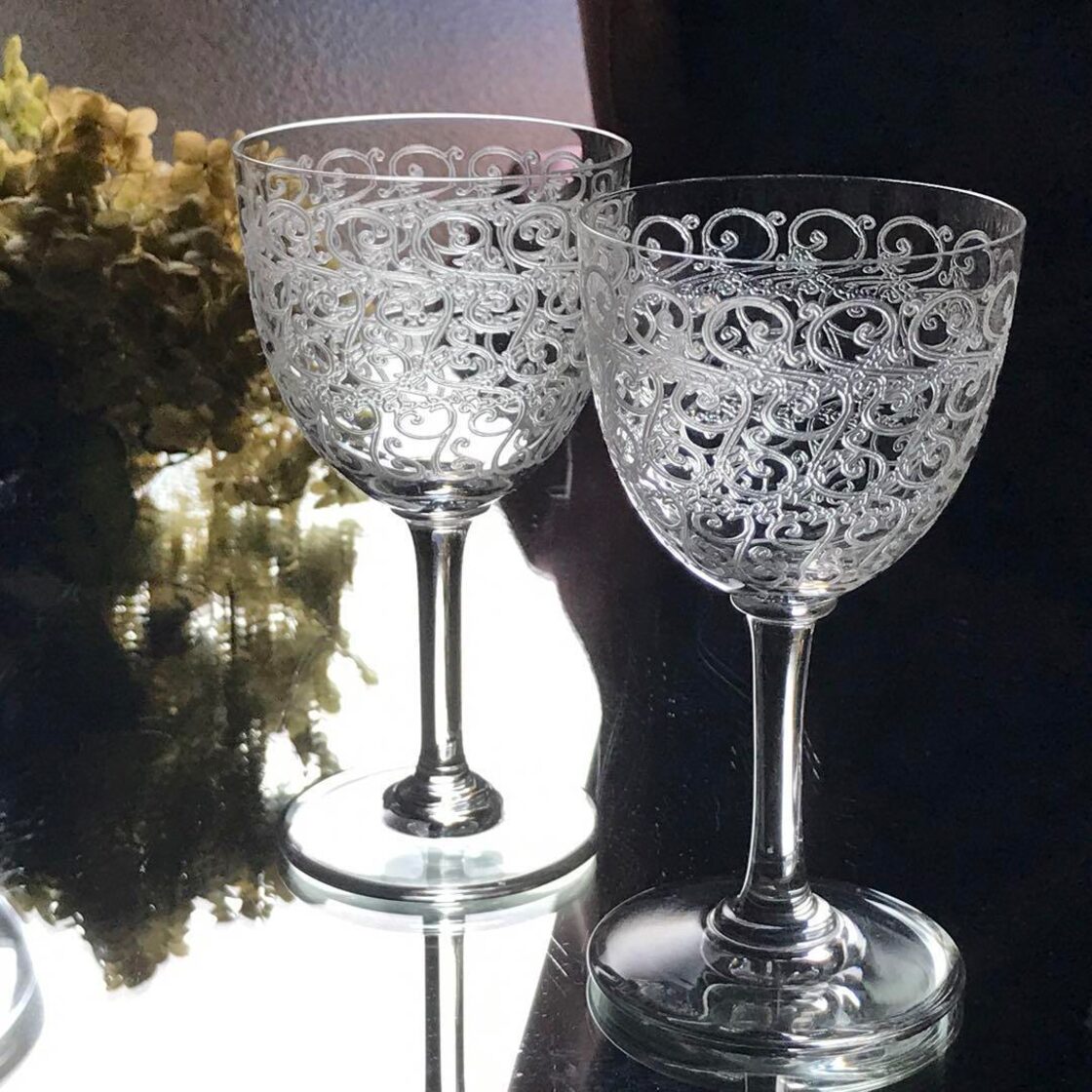 美しい☆オールドバカラBACCARAT♡コンブールCombourg♡ワイングラス  