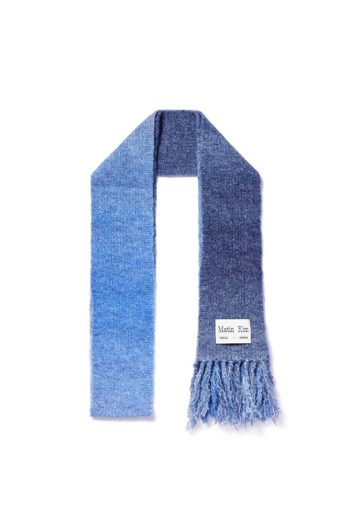 Matin Kim] COZY GRADATION MUFFLER IN NAVY 正規品 韓国ブランド 韓国