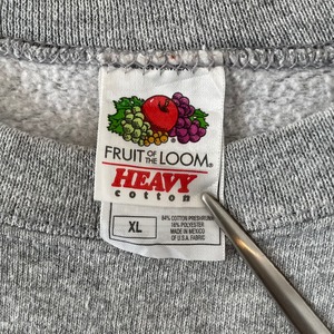 【FRUIT OF THE LOOM】メキシコ製 ロゴ 釣り 魚 プリントスウェット トレーナー アメリカ古着