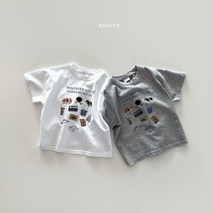 【BONITO】COW Tシャツ 80~130cm ホワイト 240514
