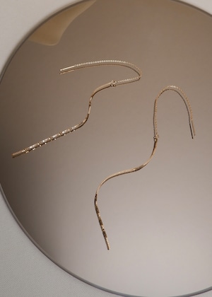 gold chain pierce(CAAC-P019−2)