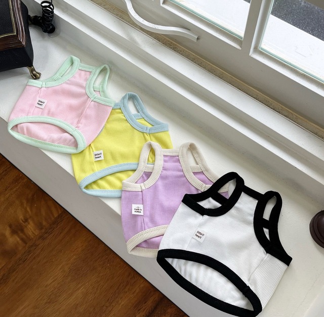 【予約】［Little Heart］Heart Cooling Half Crop Sleeveless