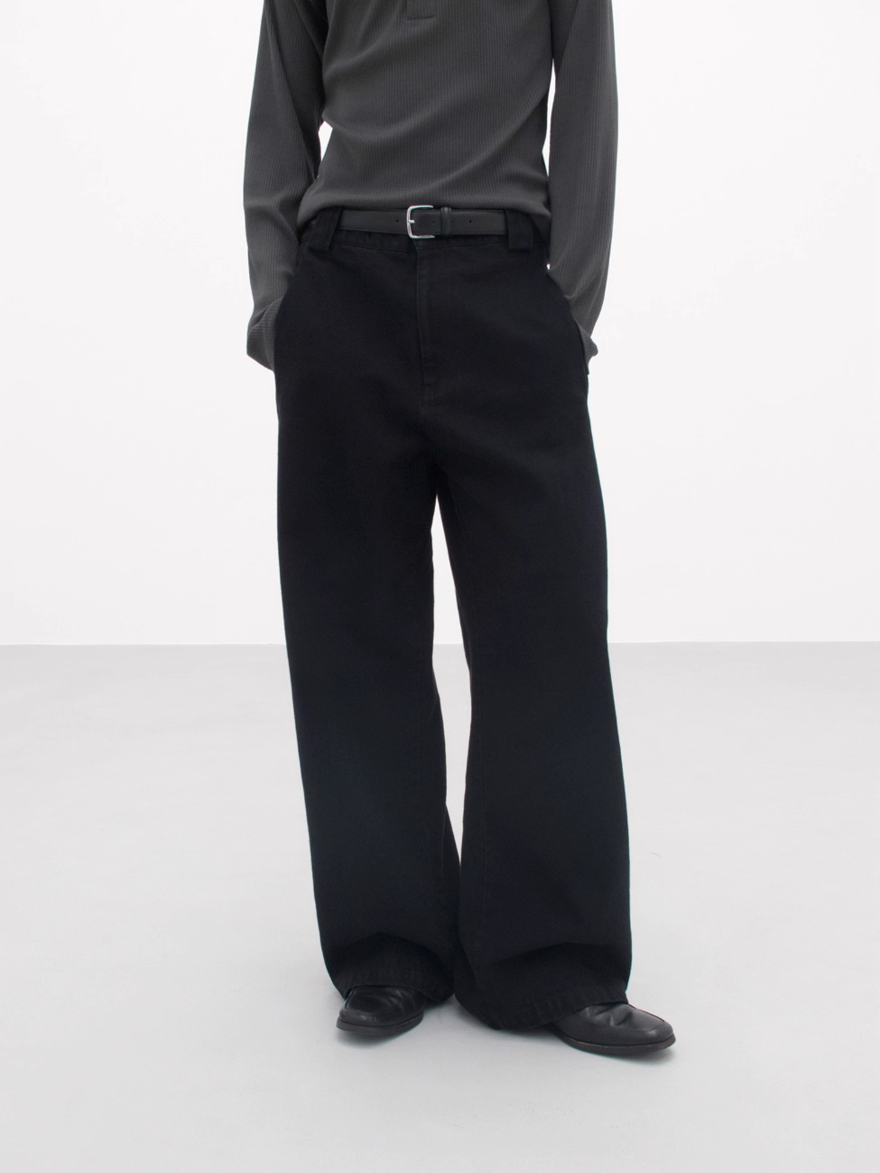 Yausye Washed Loose Straight Jeans