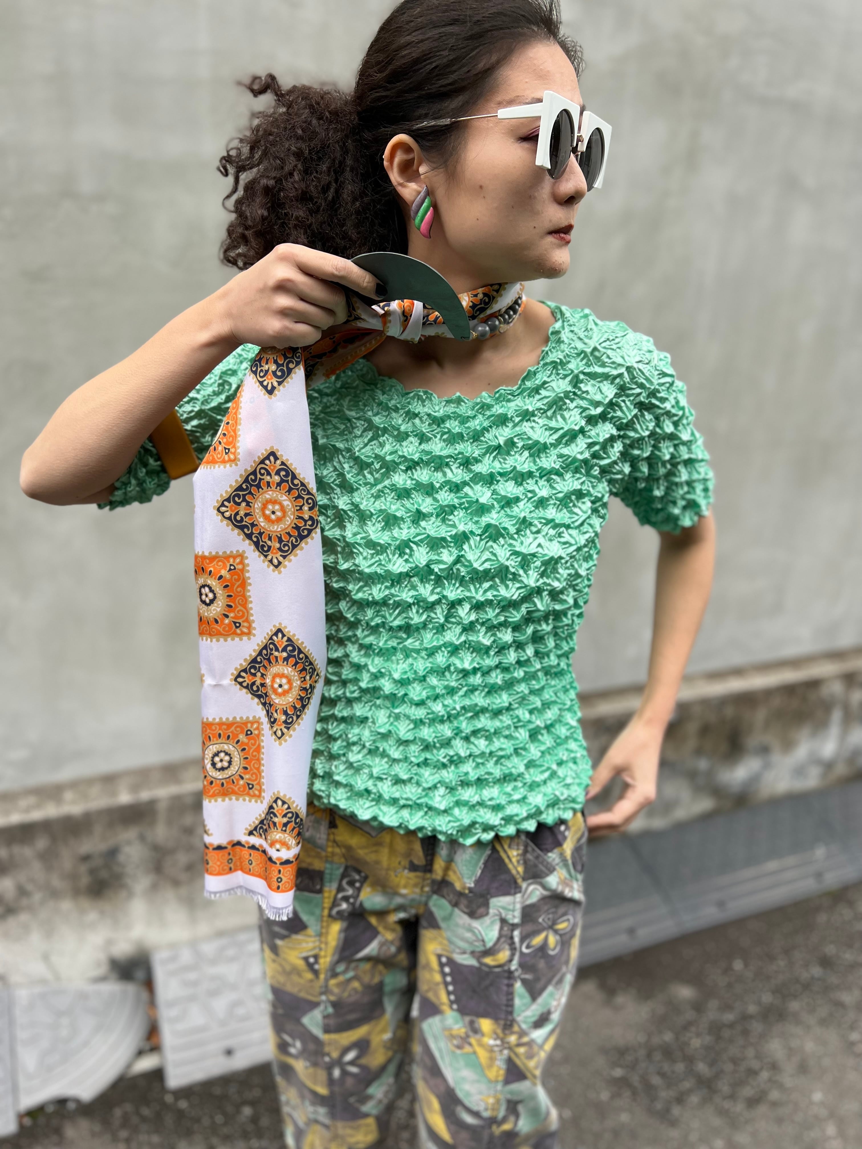 MASU popcorn shirts green masu ポップコーン