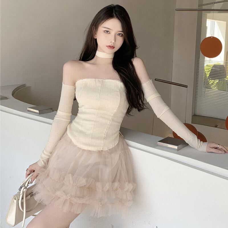 トップス Tシャツ オータムスリム ロング 秋物 ガールズファッション44912587489