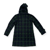THE SMOCK SHOP ザ スモックショップ ブラックウォッチ フード付き キルティングジャケット 裏フリース サイズ XS