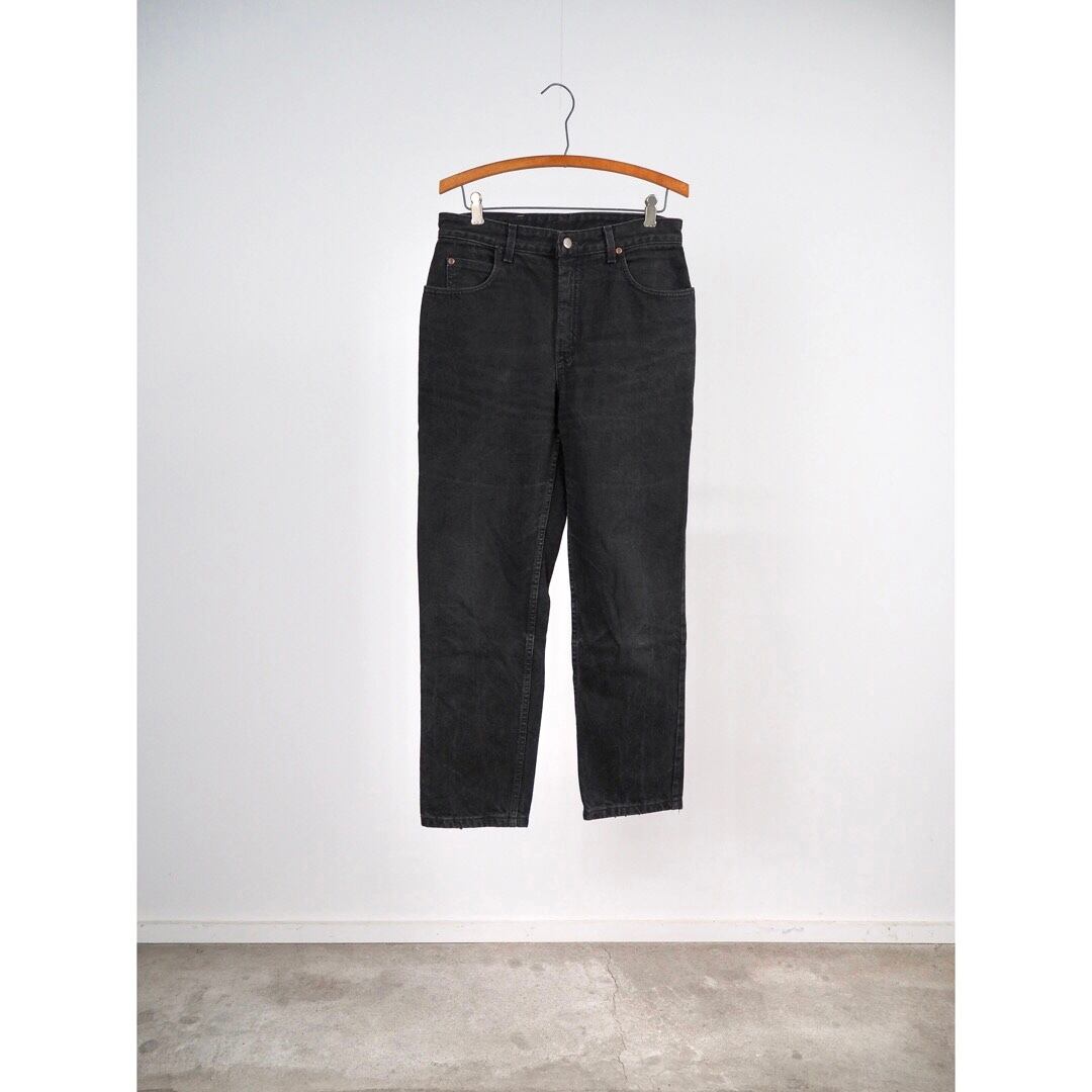 Euro Lee black denim pants w30