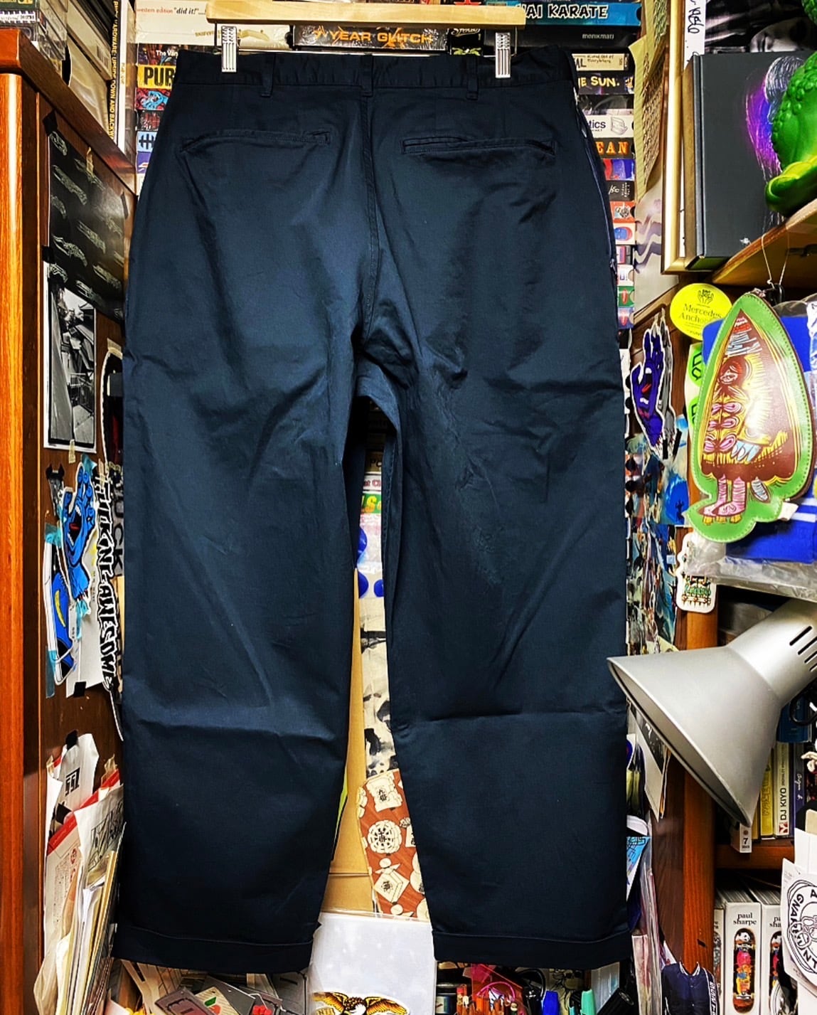 BROCHURE ブローシャー 1P CHINO NAVY S - チノパン