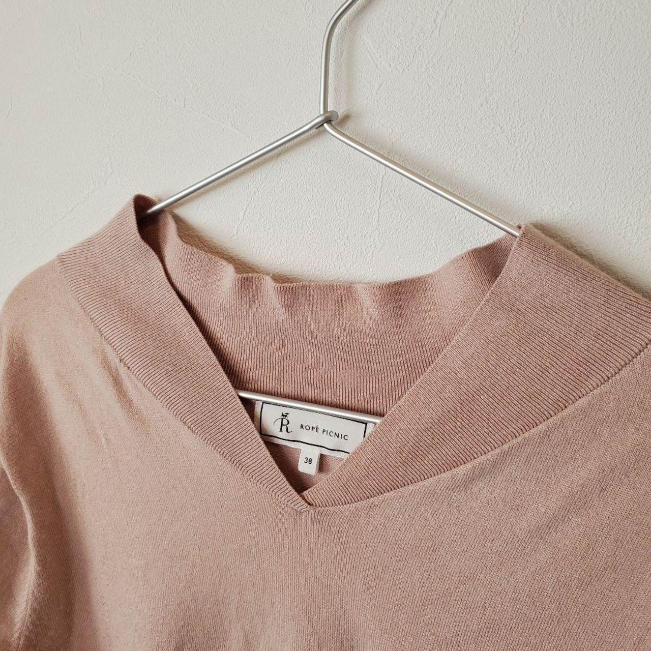 【USED】Rope Picnicピンクセーター　春デート　通勤通学お出かけ　ロペピクニック