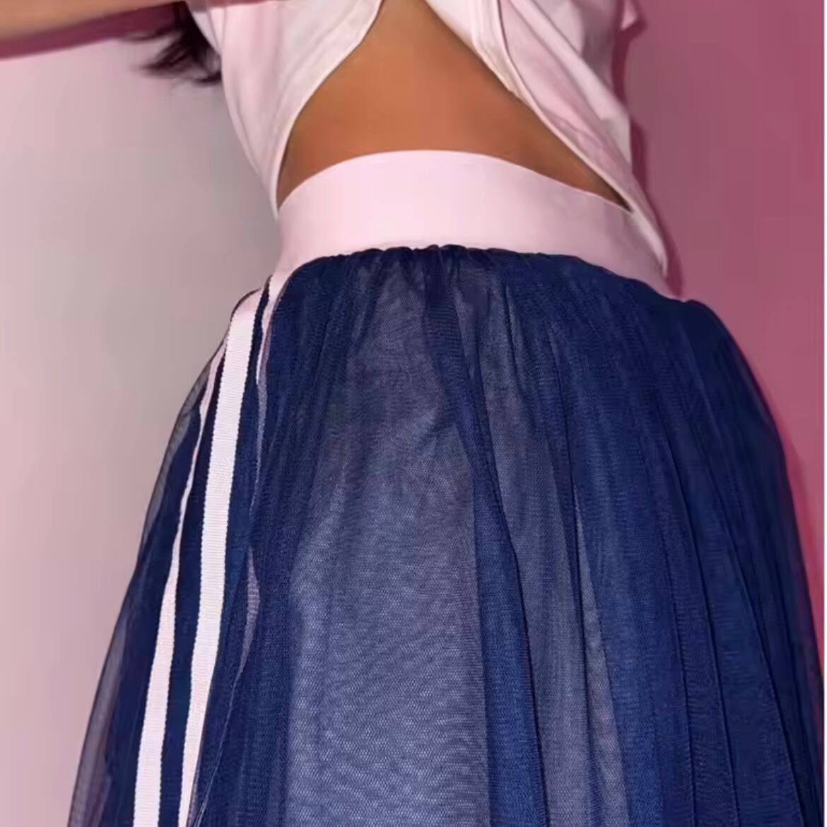 sporty mesh skirt