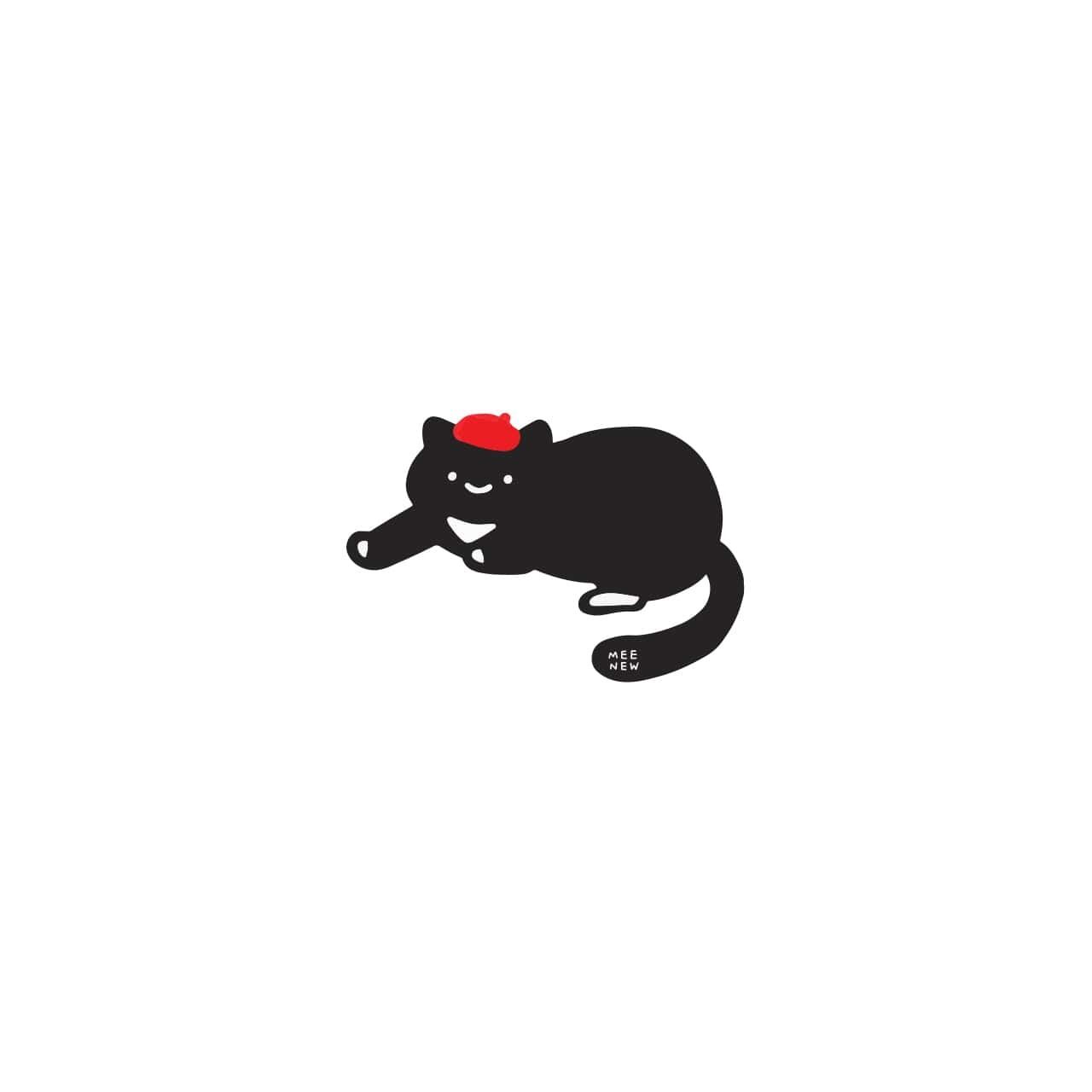 透明 クリア スマホケース ソフト Meenew かわいい 黒猫 イラスト キャラクター 韓国 デザイナーズ Iphone Android スマホ 携帯カバー ブラックキャット Mn01 アイフォン ギャラクシー Galaxy 韓国スマホケース専門店 Korean Case