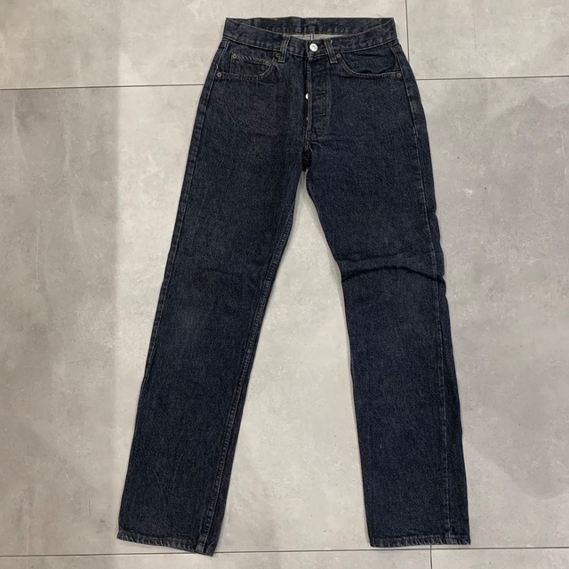 USA製 80s Levi's 501 ビンテージ デニム 29×34 刻印653 80年代 リーバイス   ブラック 後染め 先染め サルファー