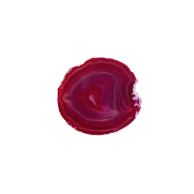 agate coaster M -pink-