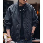 Stand Collar Casual Jacket Full Zip Long Sleeve ◇2color H0212