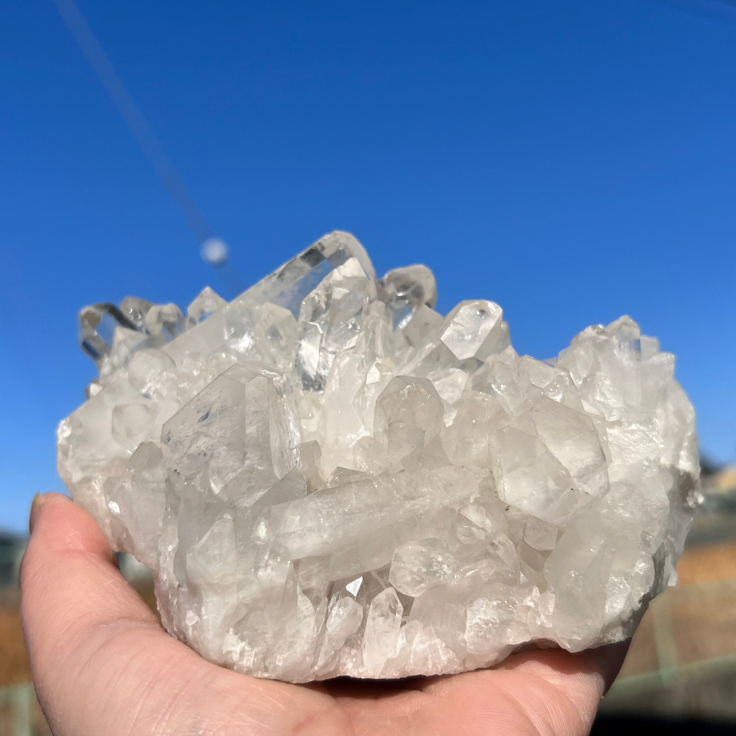 【✨美品 透明感✨水晶クラスター ブラジル産㉗ 1.3kg】❤︎送料無料❤︎天然石 原石