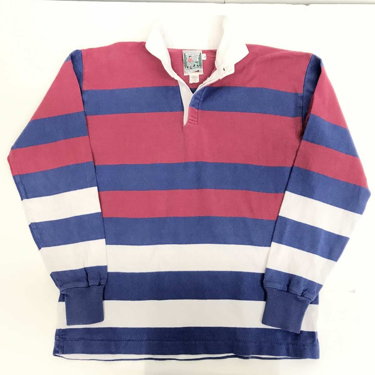 THATCHEER ＆ CROSS 90年代 COLUMBIA KNIT USA製 長袖 ラグビーシャツ