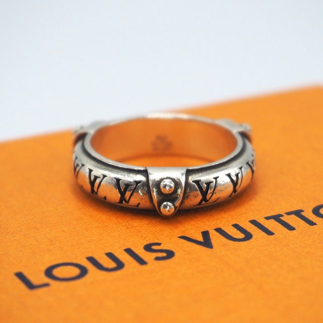 【現行品】LOUIS VUITTON 約20号 LV ロジン リング  シルバー925 ルイヴィトン 付属品付き