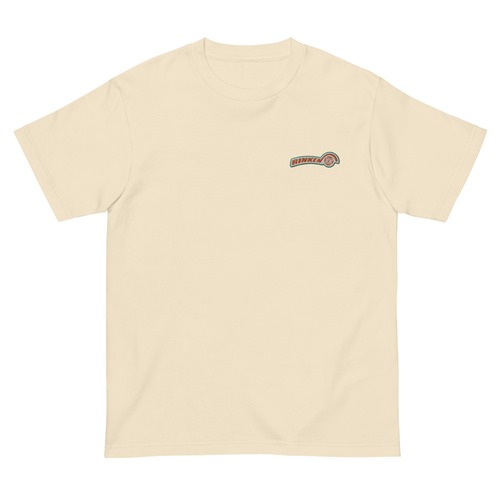 りんけんロゴ　刺繍Tシャツ：ナチュラル＜送料込み＞