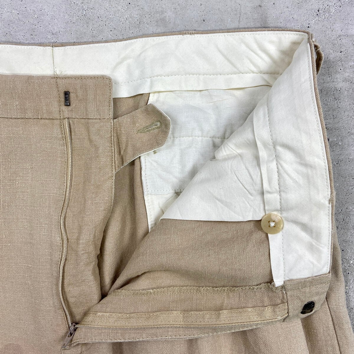 90年代 Polo by Ralph Lauren ポロバイラルフローレン 2タック リネン