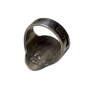 Hopi overlay silver ring